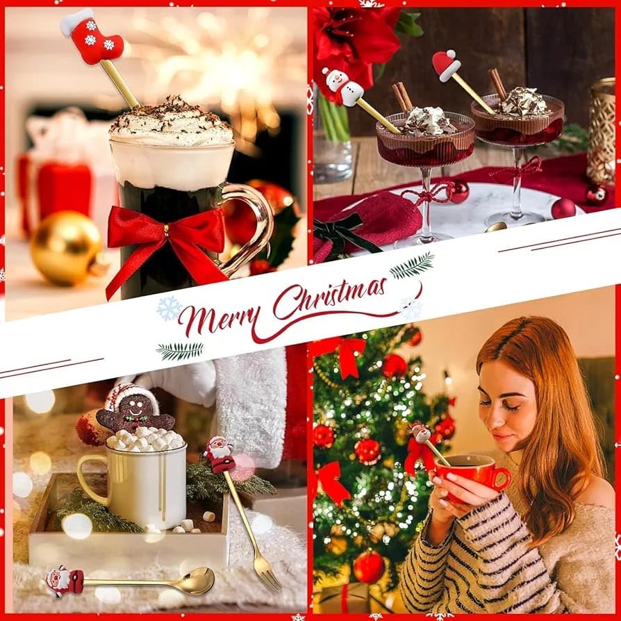 Christmas Cutlery Set 4Pcs