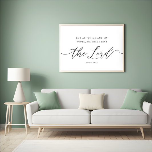 WE WILL SERVE THE LORD